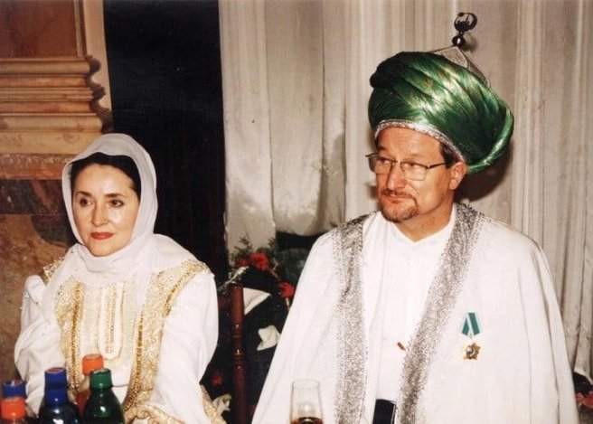 Талгат хазрат с женой Саниёй Источник: Верховный муфтий Талгат Таджуддин / Vk.com