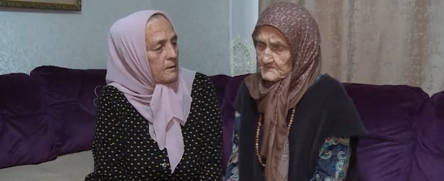 Яха Хашагова с дочерью Барет Дадаевой, фото: НТВ