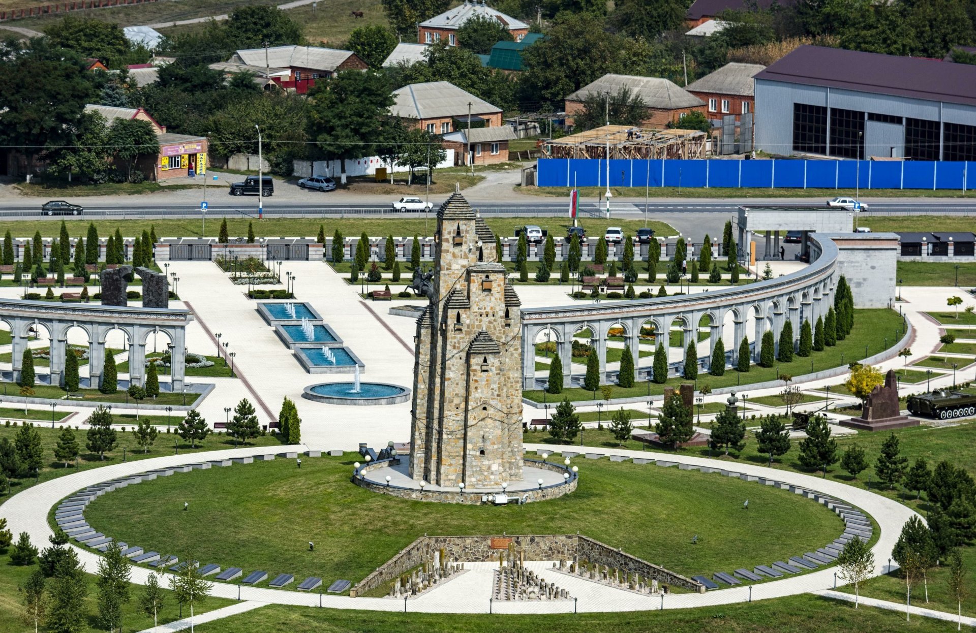 Мемориал памяти и славы в Назрани. Фото: сайт полномочного представителя Президента РФ в СКФО