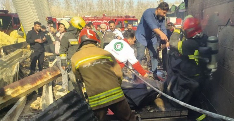 Место происшествия. Фото: Tasnim