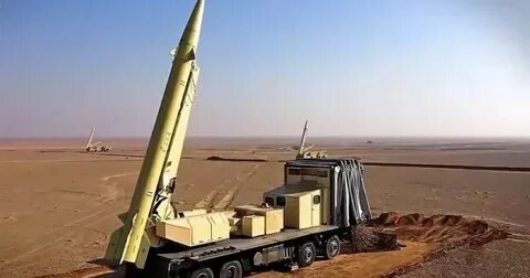 Запуск ракеты «Хадж Касем». Фото: соцсети