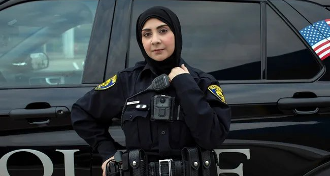 Рагад Алавазем - офицер полиции из Дирборна, фото: Махтаб Хуссейн