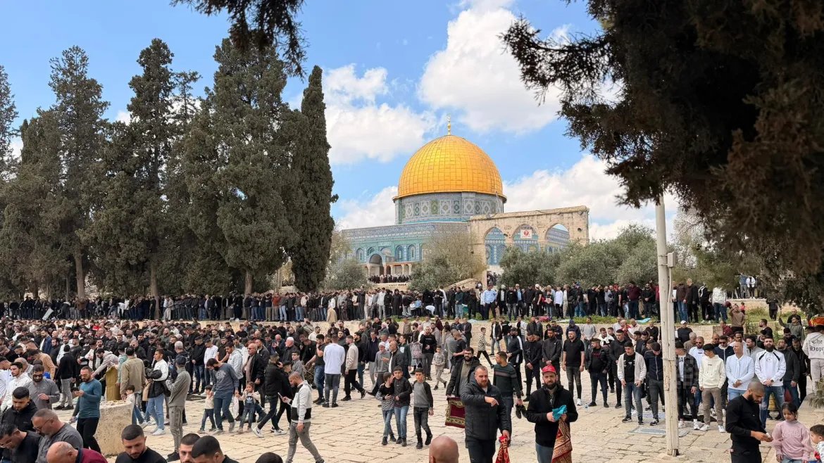 В мечети Аль-Акса