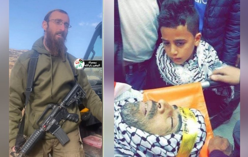 Предполагаемый убийца (слева) отца и сына